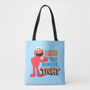 Bolsa Tote Elmo Abraçar este monstro