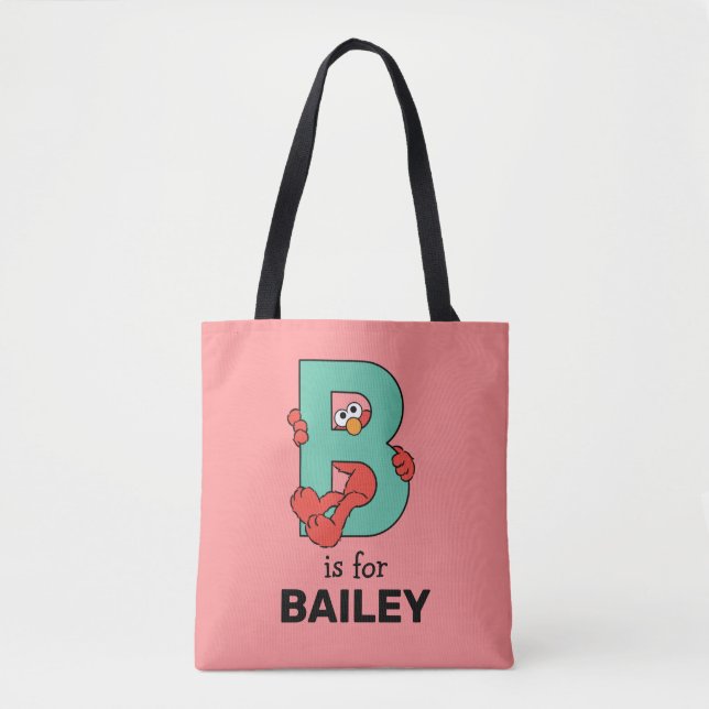 Bolsa Tote Elmo Alphabet | B Teto (Frente)