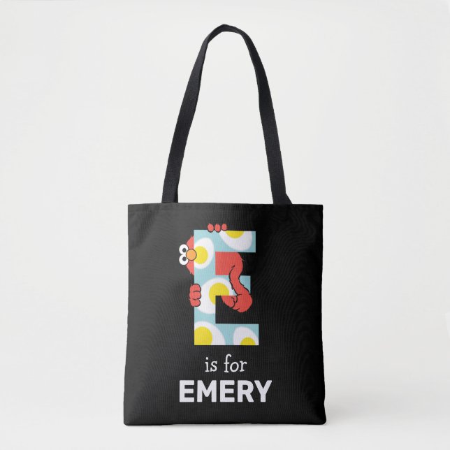 Bolsa Tote Elmo Alphabet | E Ovos (Frente)