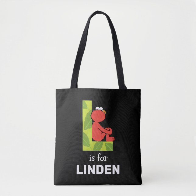 Bolsa Tote Elmo Alphabet | L Folha (Frente)