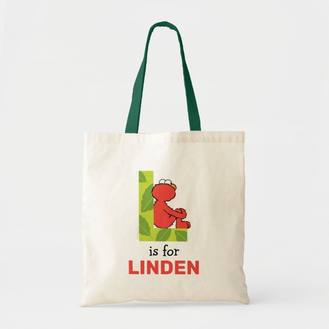 Bolsa Tote Elmo Alphabet | L Folha (Frente)