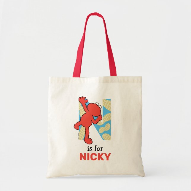 Bolsa Tote Elmo Alphabet | N LOUCOS (Frente)