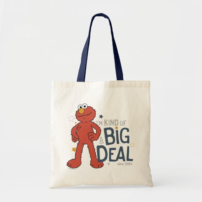 Bolsa Tote Elmo | Eu Sou Meio que uma Grande Coisa (Frente)