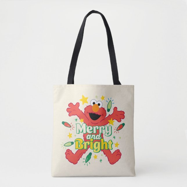 Bolsa Tote Elmo | Feliz e Brilho (Frente)
