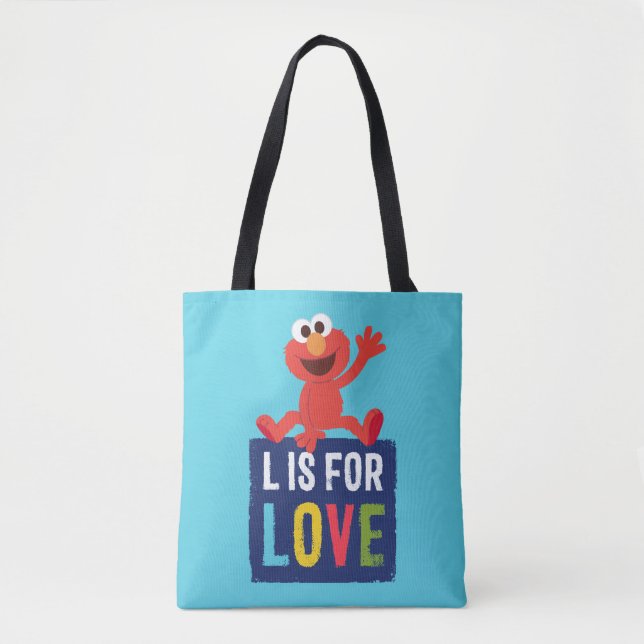 Bolsa Tote Elmo | L é por amor (Frente)