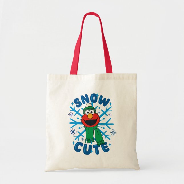 Bolsa Tote Elmo Neve Fofo (Frente)