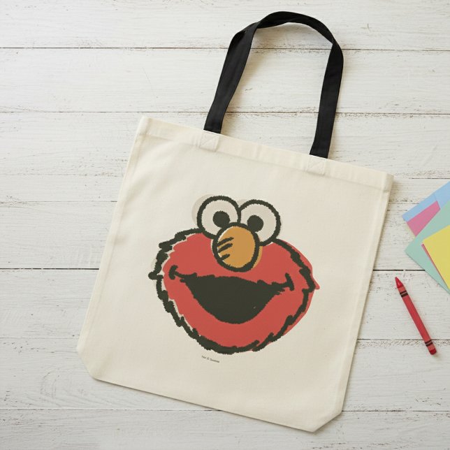Bolsa Tote Elmo Retro (Criador carregado)