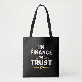 Bolsa Tote Em Finanças Nós Confiamos – Declaração Ousada