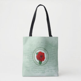 Bolsa Tote Em Flor