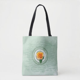 Bolsa Tote Em Flor