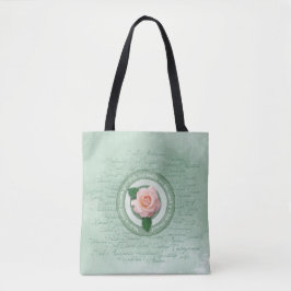Bolsa Tote Em Flor