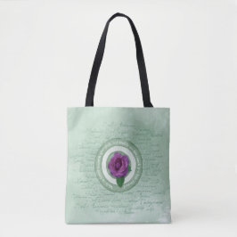 Bolsa Tote Em Flor