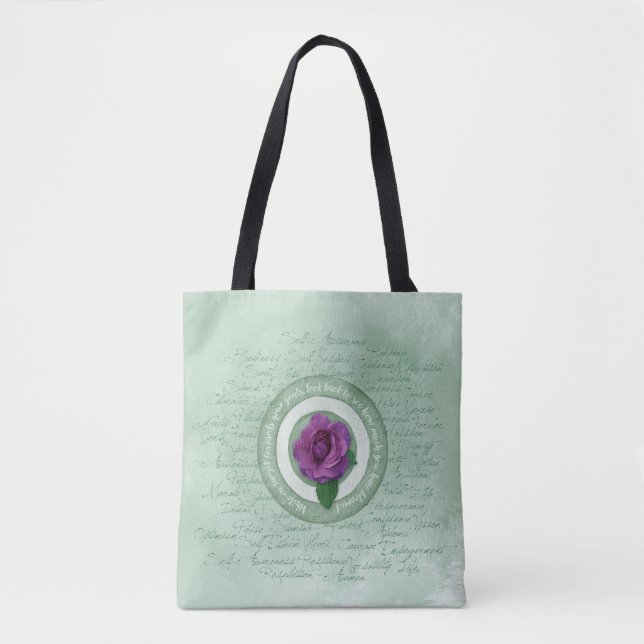 Bolsa Tote Em Flor (Frente)