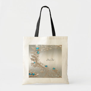 Bolsa Tote Embelação da barra de ferramentas de pedra azul Do