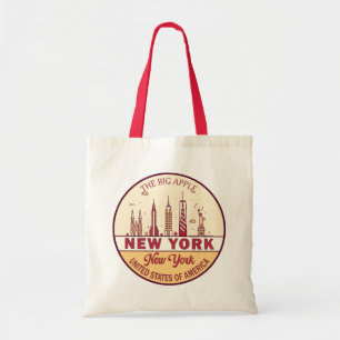 Bolsa Tote Emblem Skyline Nova Iorque