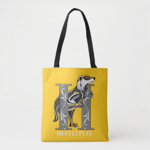 Bolsa Tote Emblema com cruz HUFFLEPUFF™