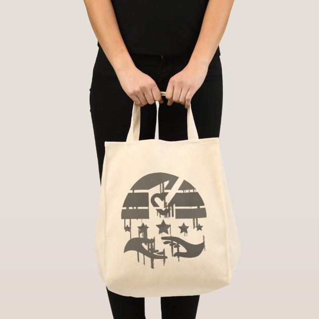 Bolsa Tote Emblema criativo do empoderamento e da representaç (Frente (produto))