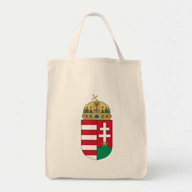 Bolsa Tote emblema de Hungria (Frente)