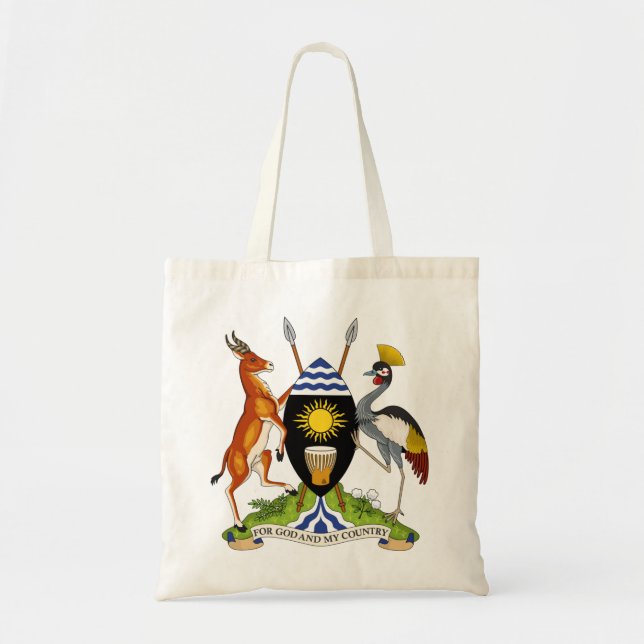 Bolsa Tote emblema de uganda (Frente)