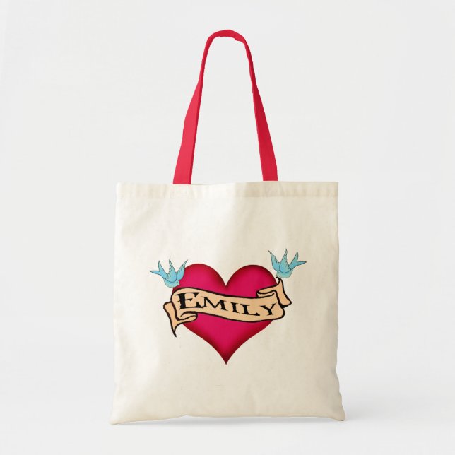 Bolsa Tote Emily - t-shirt & presentes feitos sob encomenda (Frente)