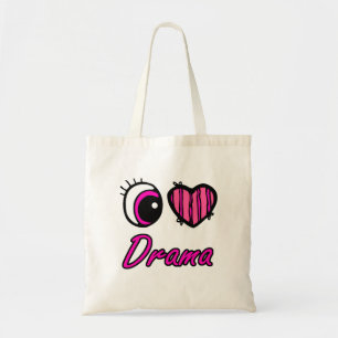 Bolsa Tote Emo Eye Heart I Love Drama