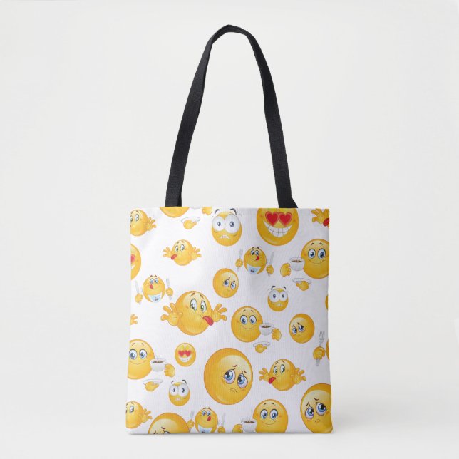 Bolsa Tote Emoji Pattern (Frente)