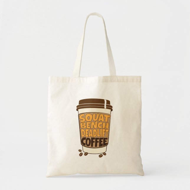 Bolsa Tote Empilhador e Café em Banco de Quadrado (Frente)