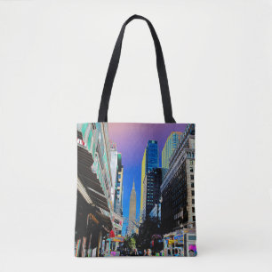 Bolsa Tote Empire Sate Building, Poster de Nova Iorque, 42ª R