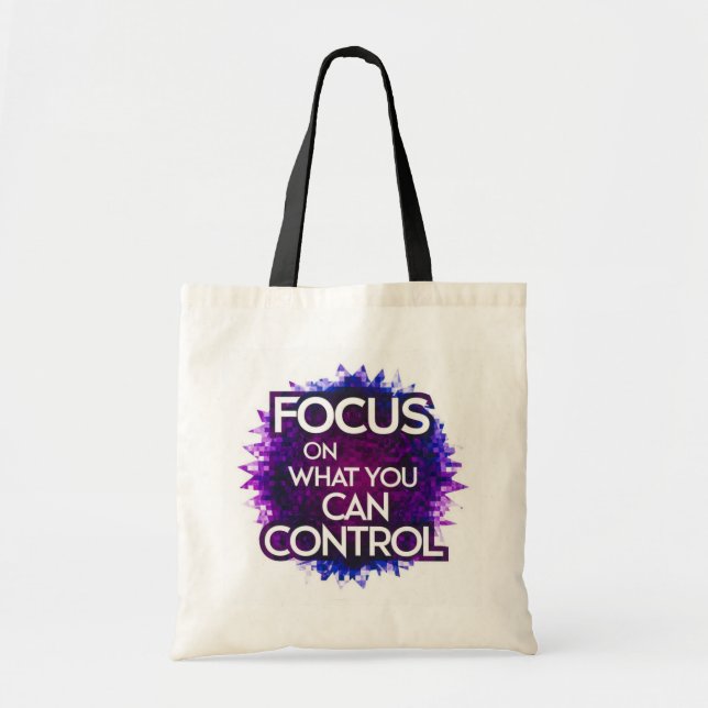 Bolsa Tote Empowerment Tote Bag - 'Foco no que você pode Cont (Frente)