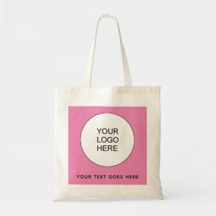 Bolsa Tote Empresa Corporativa Seu Logotipo Aqui Pink Orçamen