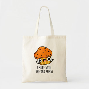 Bolsa Tote Emuff Com O Mau Puns Comida Muffin