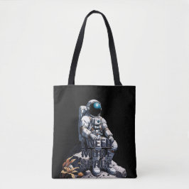 Bolsa Tote Encantado Astronauta "Preciso de mais espaço"