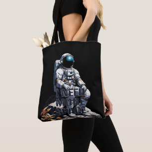 Bolsa Tote Encantado Astronauta "Preciso de mais espaço"