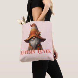 Bolsa Tote Encantador Gnomo do Outono – Vibrações Aconchegant