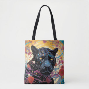 Bolsa Tote Encantamento de Animais Coloridos Pantero
