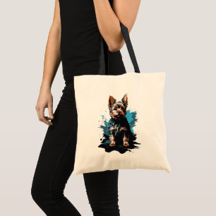 Bolsa Tote Encantamento destacando um Yorkshire Terrier