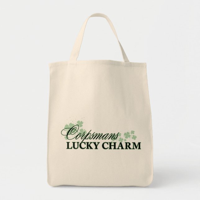 Bolsa Tote Encanto afortunado de Corpsmans (Frente)