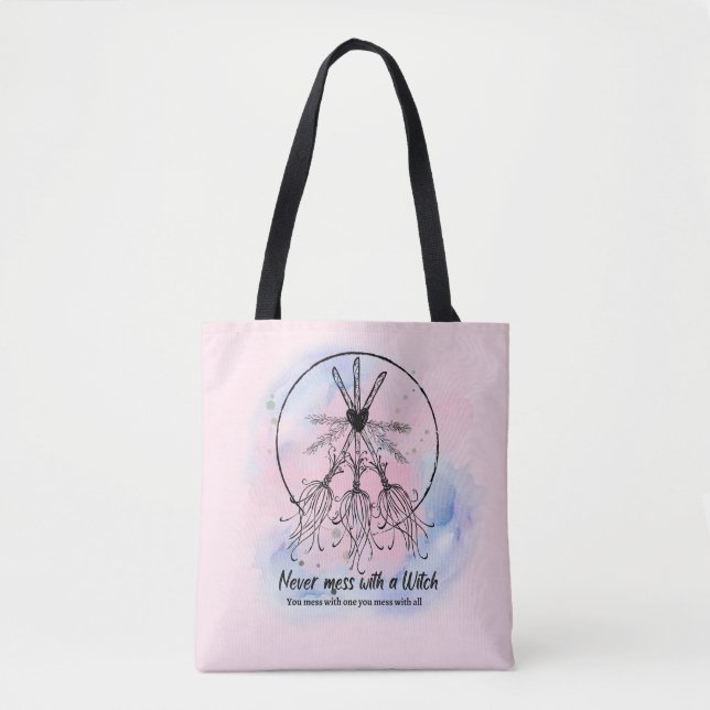 Bolsa Tote Enchantress Empowerment: Nunca se meta com uma Bru (Frente)