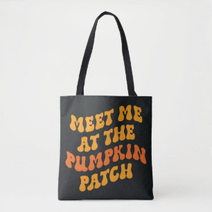 Bolsa Tote Encontre-Me No Pumpkin Patch