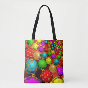 Bolsa Tote Encontro de Enfeites de Natal,