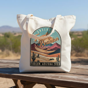 Bolsa Tote Encontro de Família do Deserto Retro ID1134