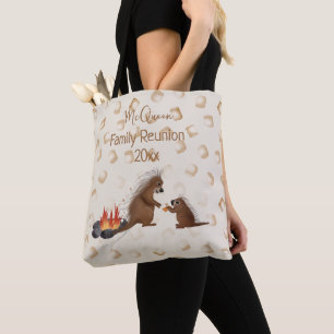 Bolsa Tote Encontro de Guloseimas de Marshmallow na Fogueira