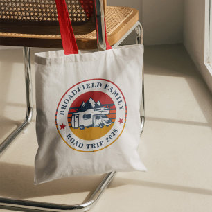 Bolsa Tote Encontro de Reunião de Viagem de RV da Família Ade