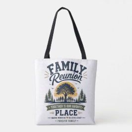Bolsa Tote Encontro Familiar Juntos É o Nosso Lugar Favorito