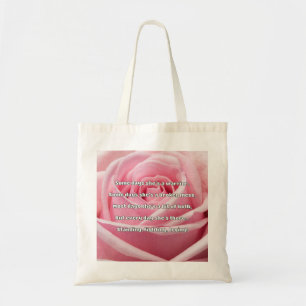 Bolsa Tote Encorajamento de Cotação Positiva da Força Empath