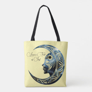 Bolsa Tote Encorajamento Emocional de Cores de Fluidos de Pas