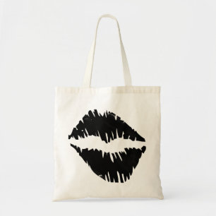 Bolsa Tote Enegreça um gótico Dourado do beijo do pelotão