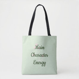 Bolsa Tote Energia de Personagem Principal Estética Minimalis