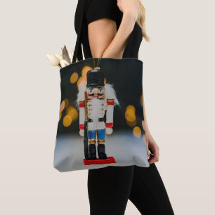Bolsa Tote Enfeite de Natal clássico quebra-nozes do Slippery