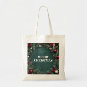 Bolsa Tote Enfeite de Natal Decorativo Personalizado Presente